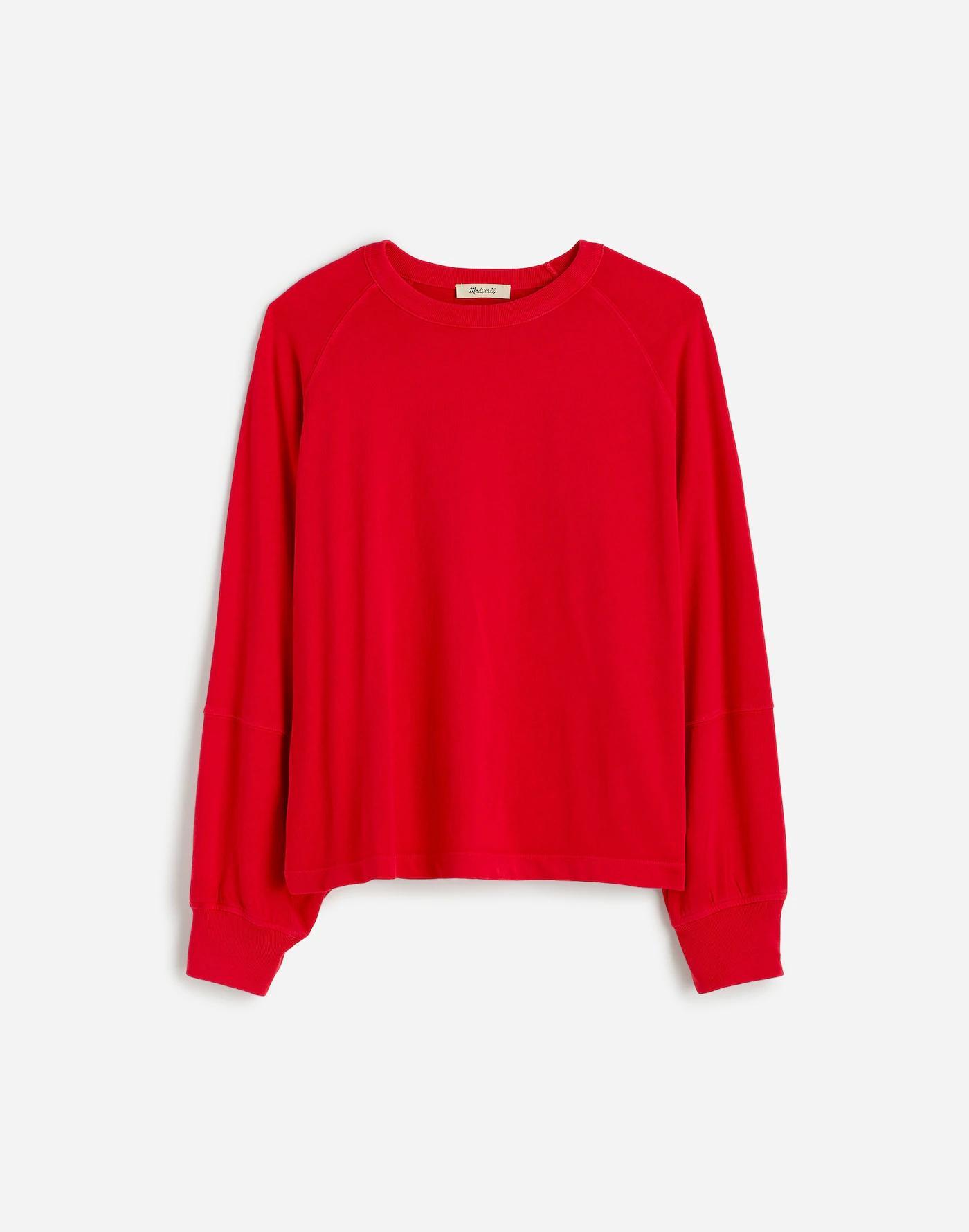 Relaxed Long-Sleeve Raglan Tee Product Image