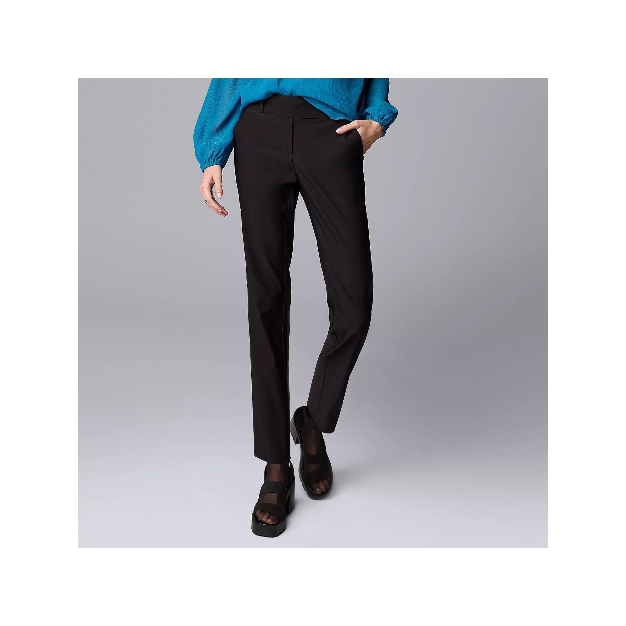 Women's Simply Vera Vera Wang Polished Twill Ankle Pants,  Product Image