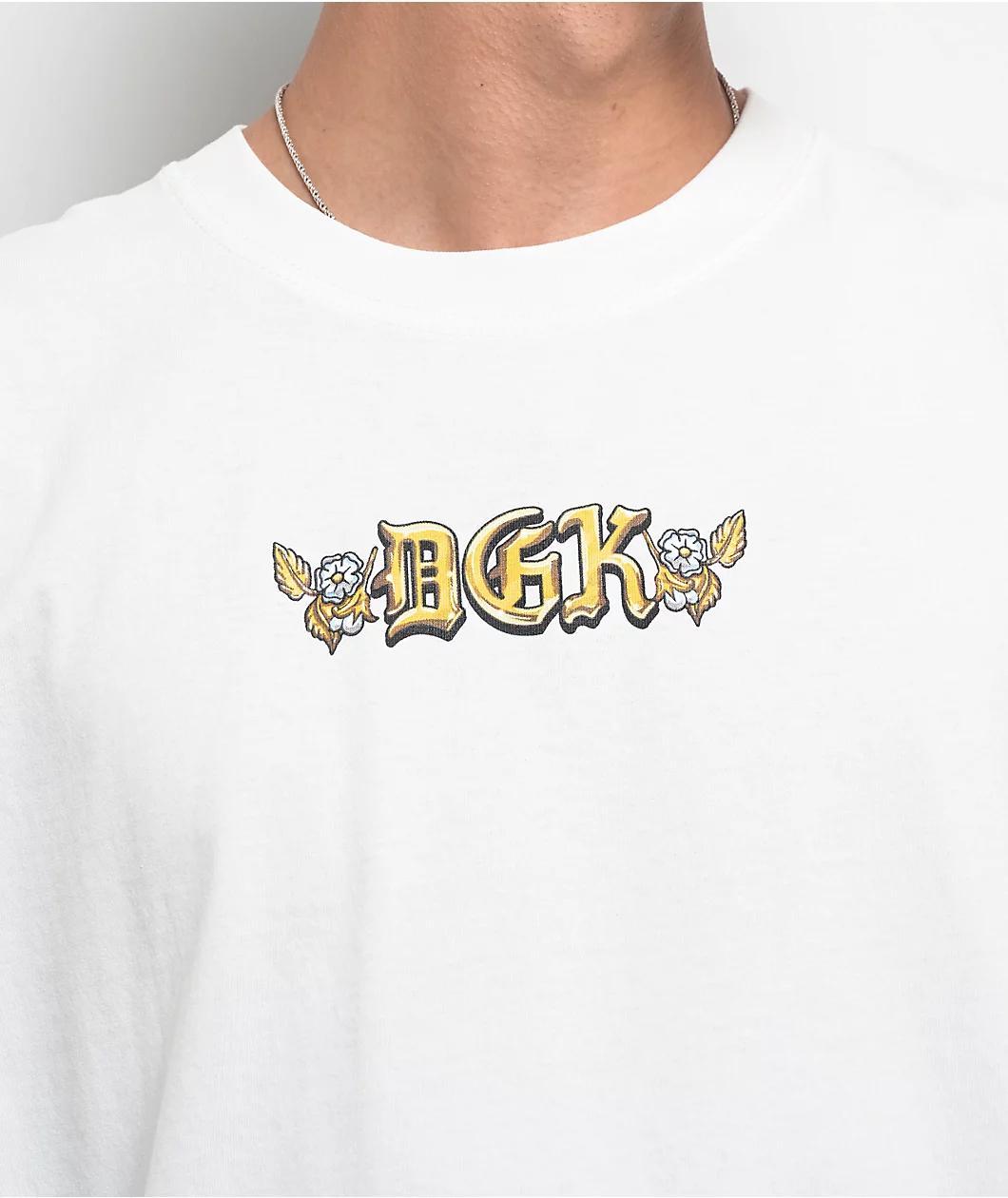 DGK Protect Us Heavyweight White T-Shirt Product Image