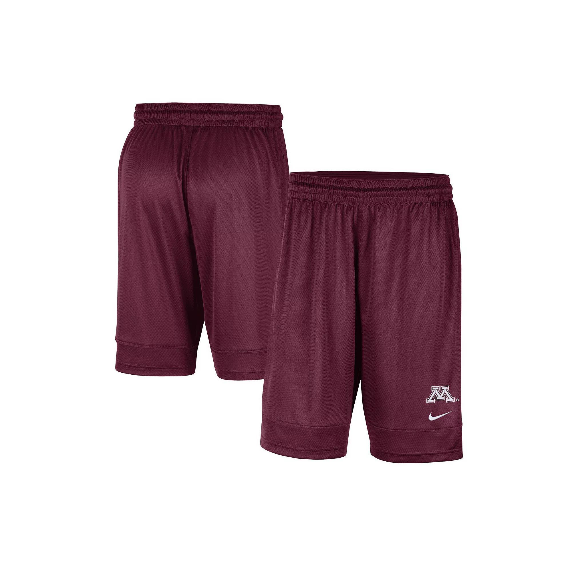 Men's Nike Maroon Minnesota Golden Gophers Fast Break Team Performance Shorts, Size: Medium, Red Product Image