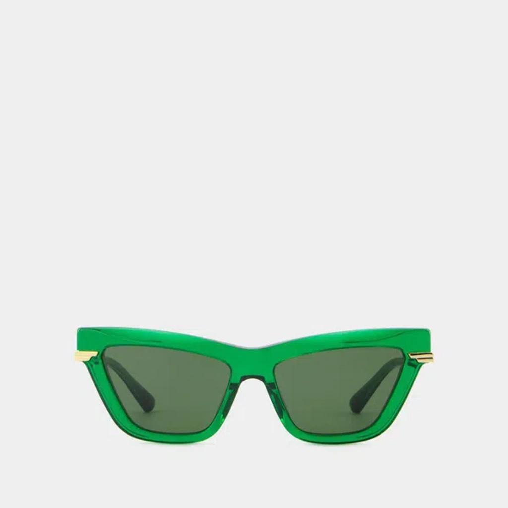 BOTTEGA VENETA Bv1241s Sunglasses -  - Acetate - Green Product Image