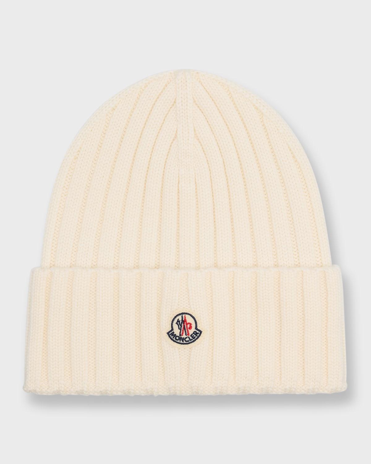 Ribbed Wool Beanie w/ Logo Product Image