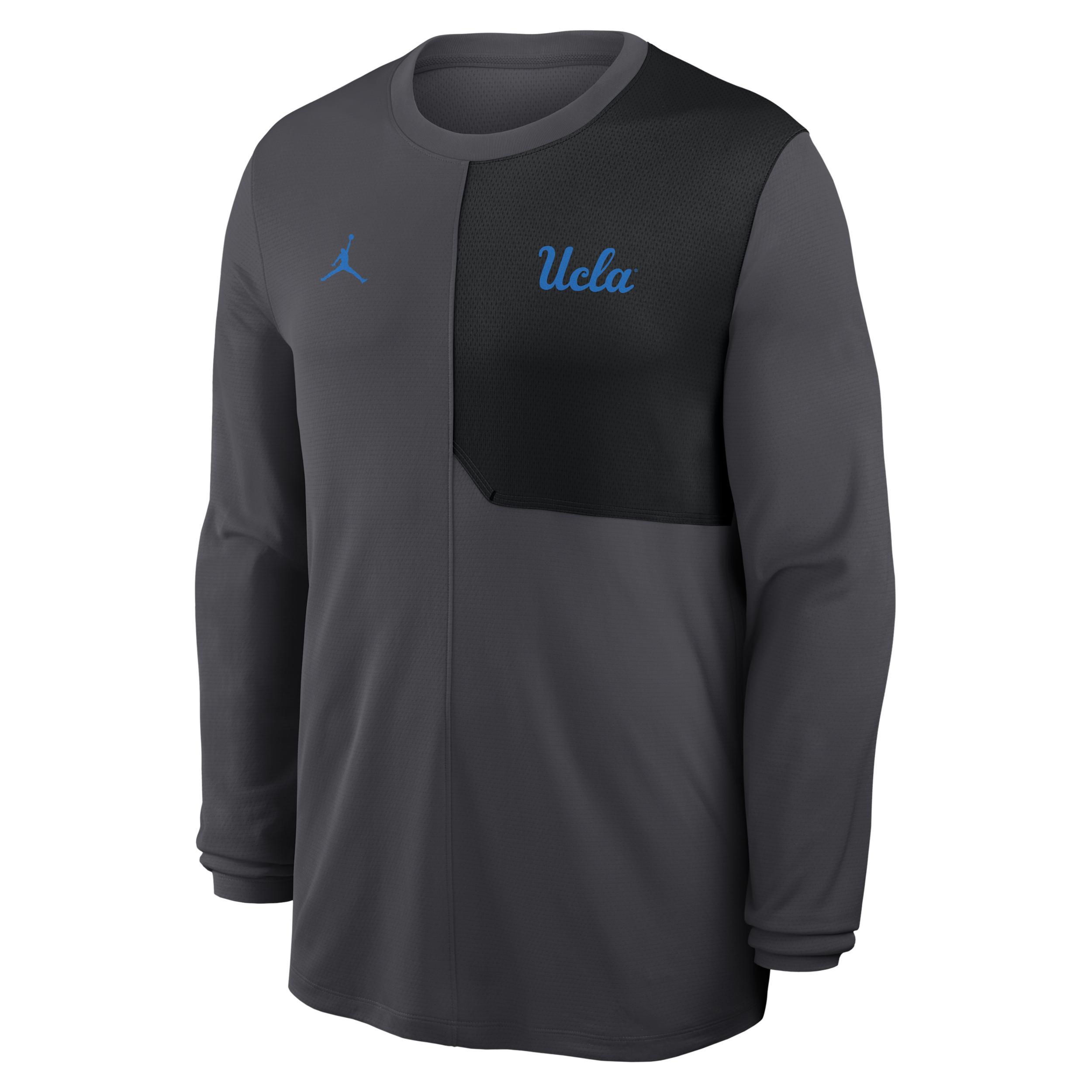 Mens UCLA Sideline Coach Jordan Brand Dri-FIT College Long-Sleeve Top | 0JB1466MUCL-2QD Product Image