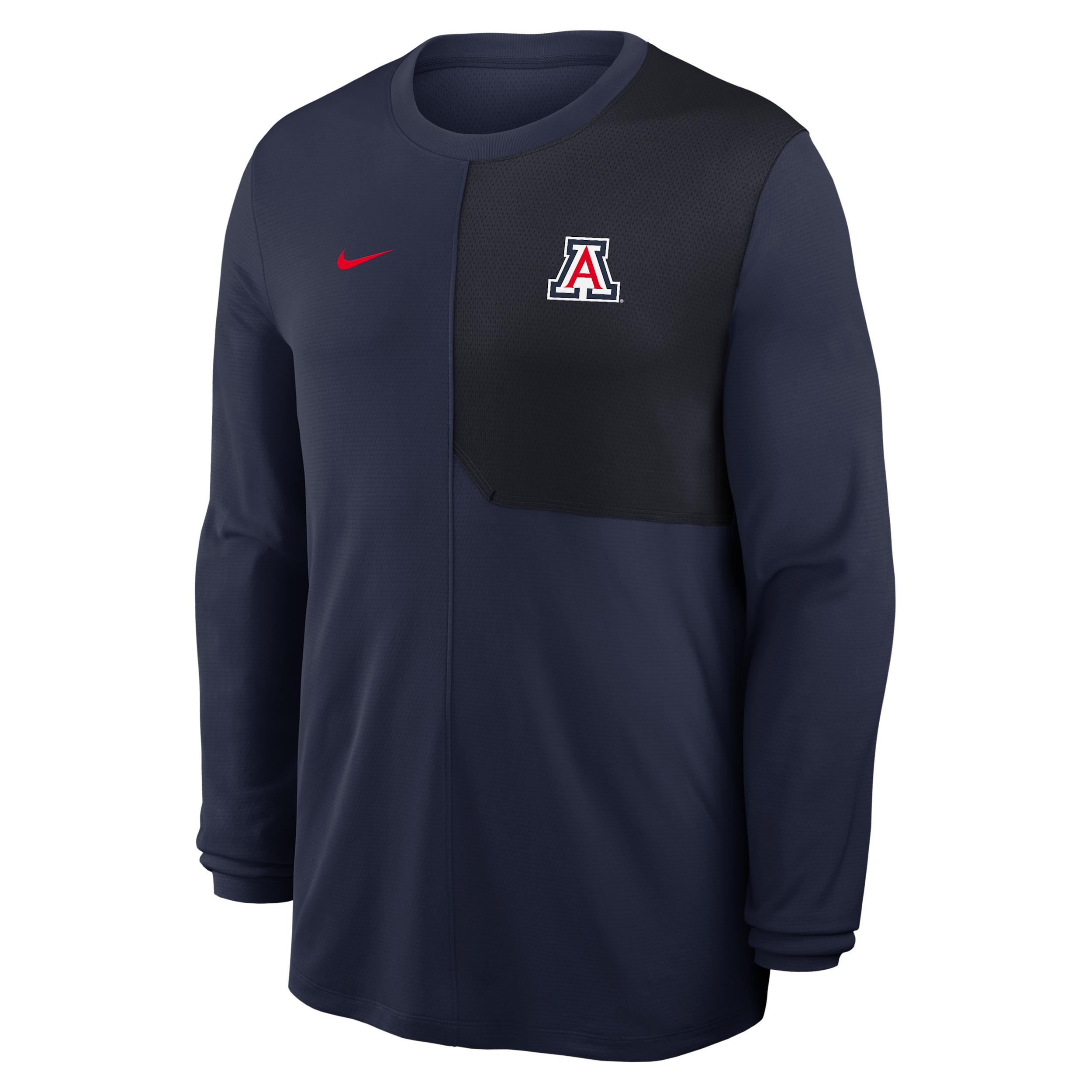 Alabama Sideline Coach Nike Mens Dri-FIT College Long-Sleeve Top | 03B10DWVABN-2QD Product Image