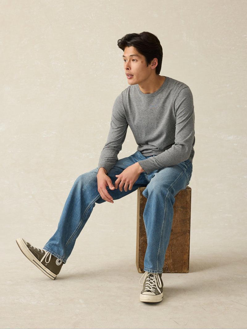 Movement™ Crewneck Sweater (Tall) - Ivory Ash Feeder Product Image