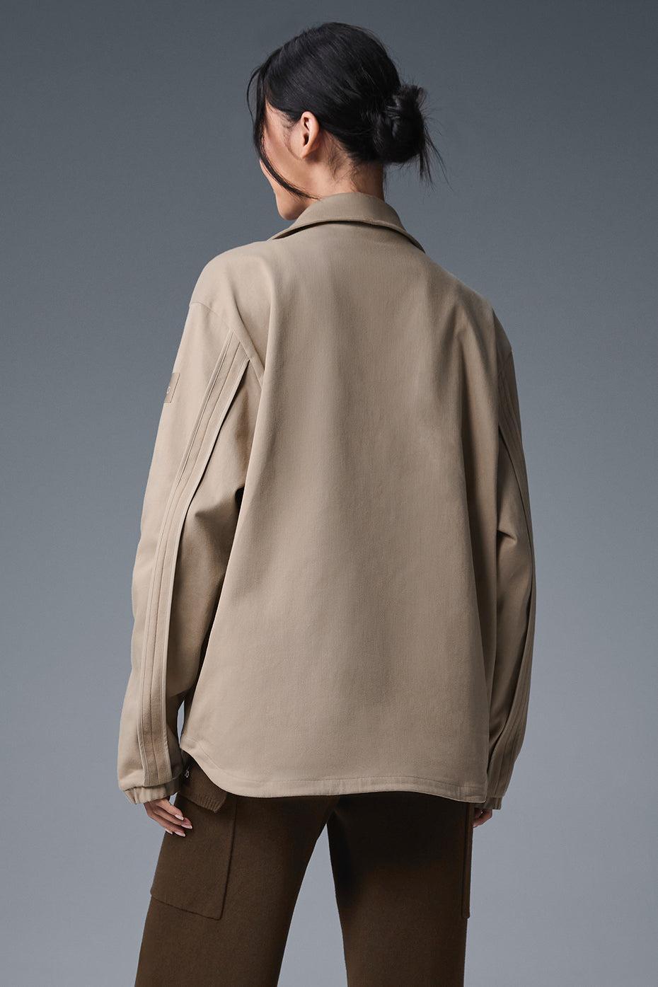 Edition Sueded Jacket - Gravel Female Product Image