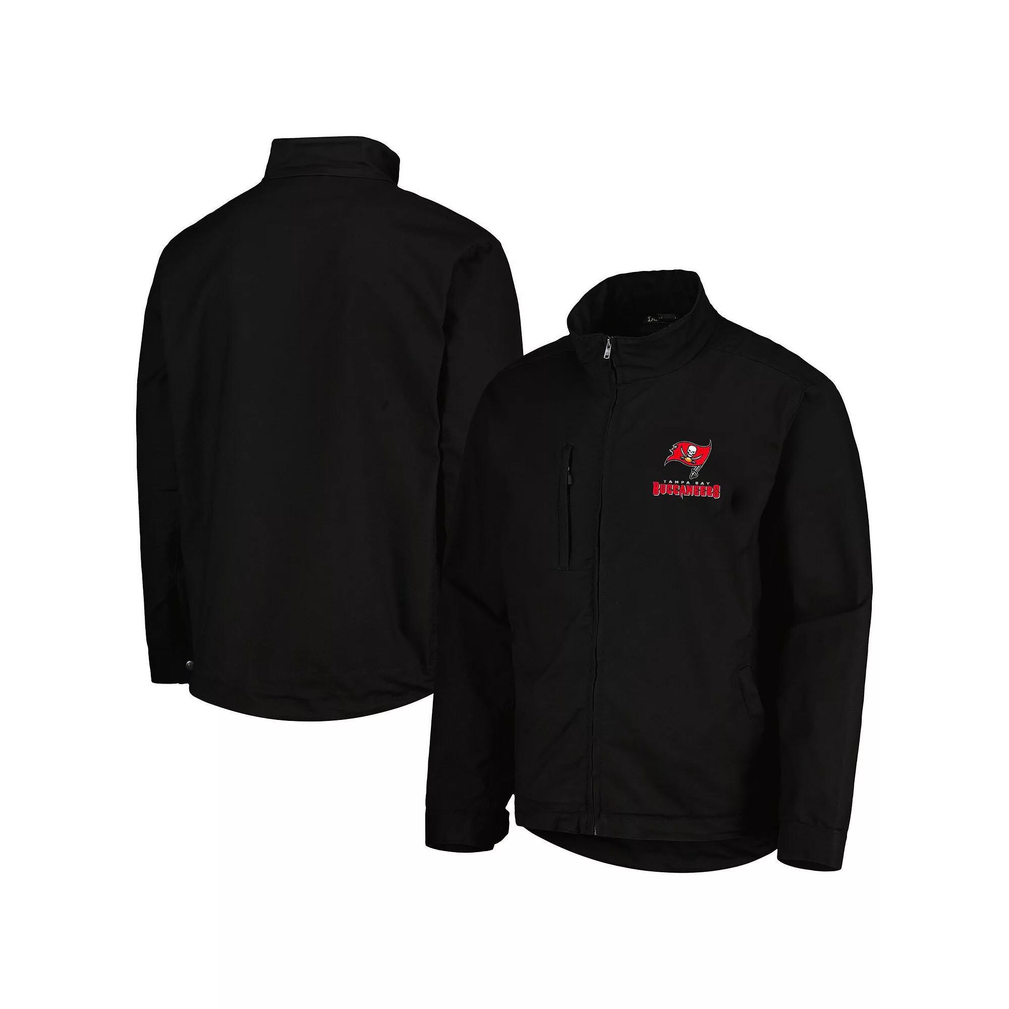 Men's Dunbrooke Black Tampa Bay Buccaneers Journey Workwear Tri-Blend Full-Zip Jacket, Size: Small Product Image