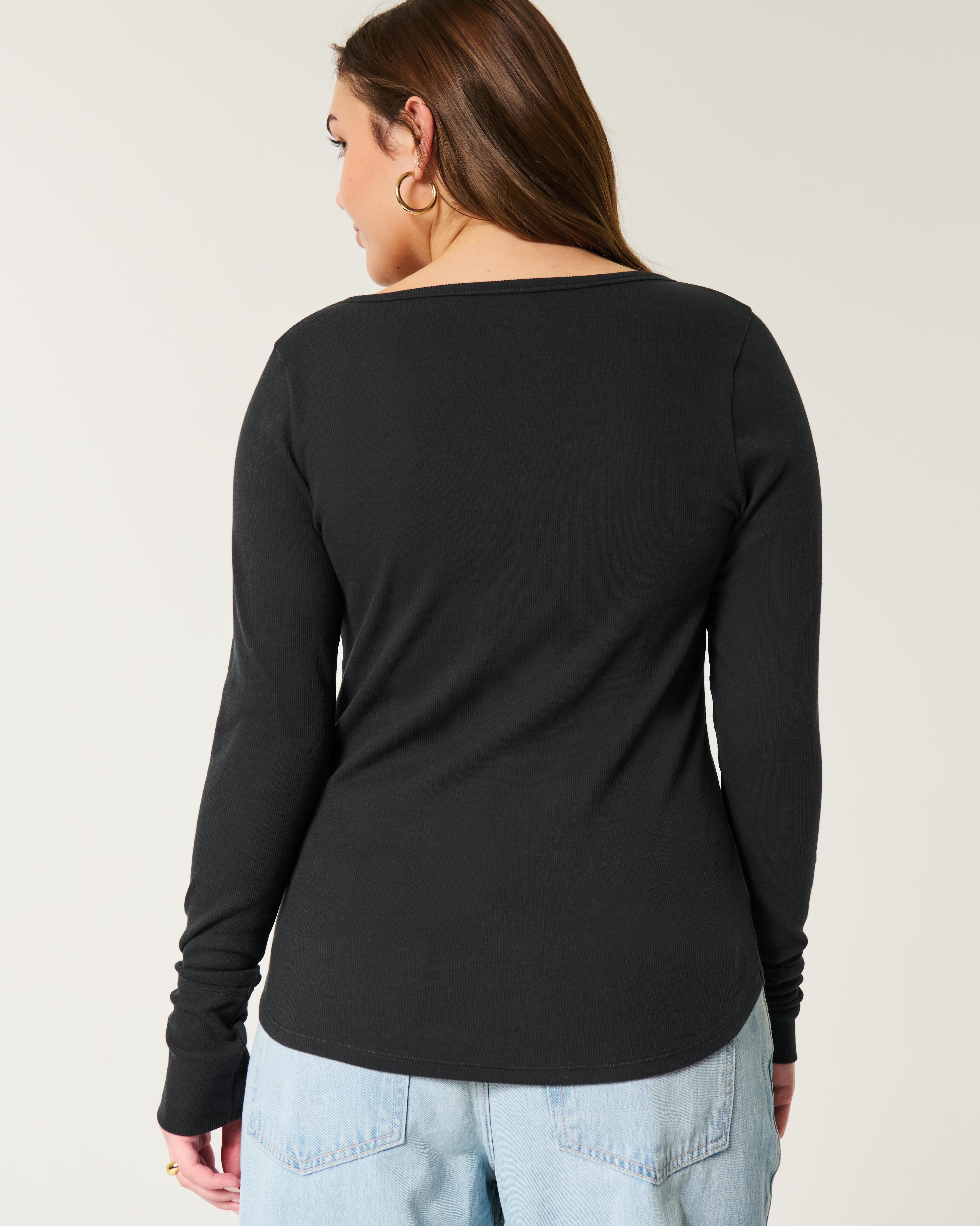 Ribbed Henley Product Image