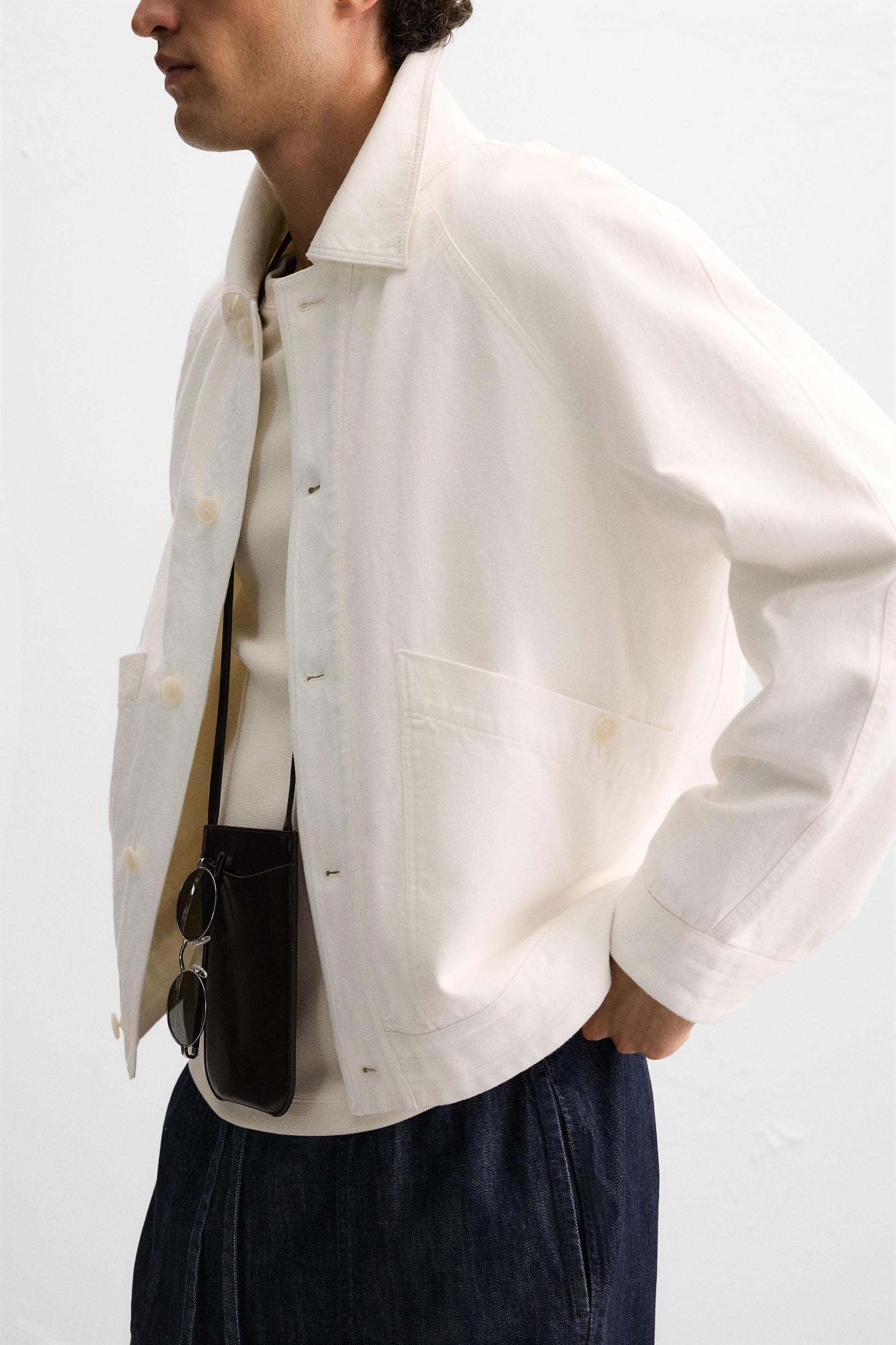 LINEN-COTTON JACKET Product Image