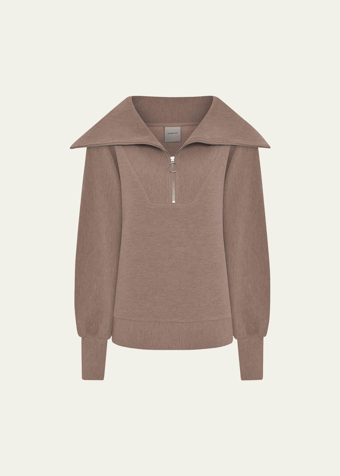 Varley Vine Half Zip Deep Charcoal XS Product Image