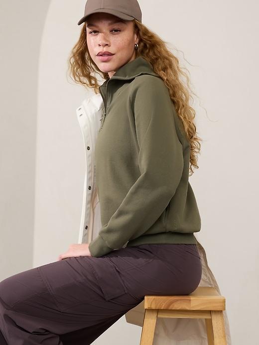 Easy Fleece 1/4 Zip Sweatshirt Product Image