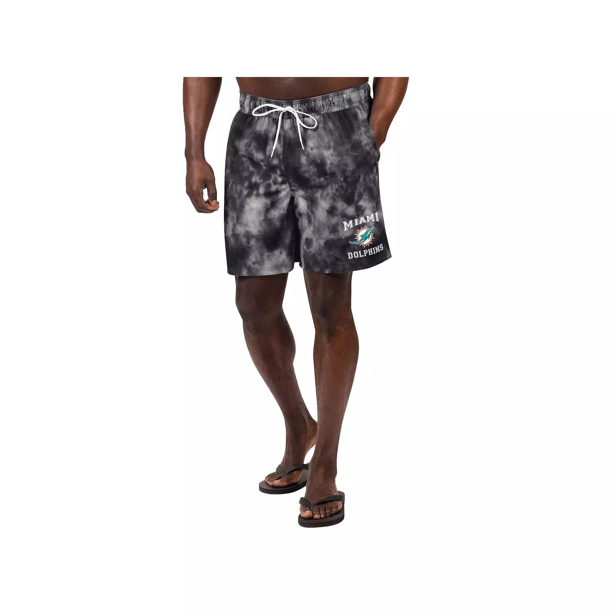 Men's G-III Sports by Carl Banks Black Jacksonville Jaguars Change Up Volley Swim Trunks,  Product Image