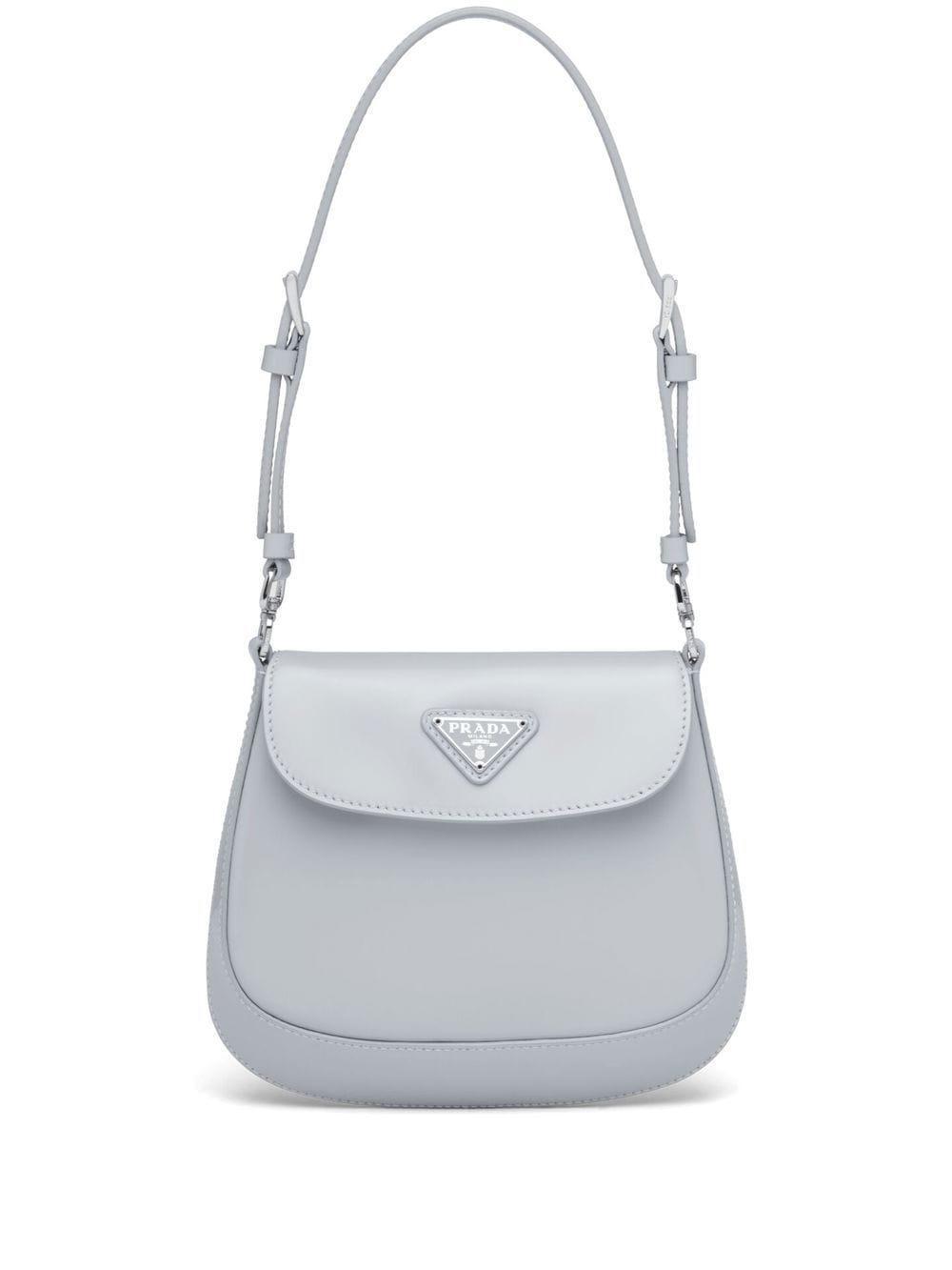 Cleo Brushed Leather Mini Bag In Blue Product Image