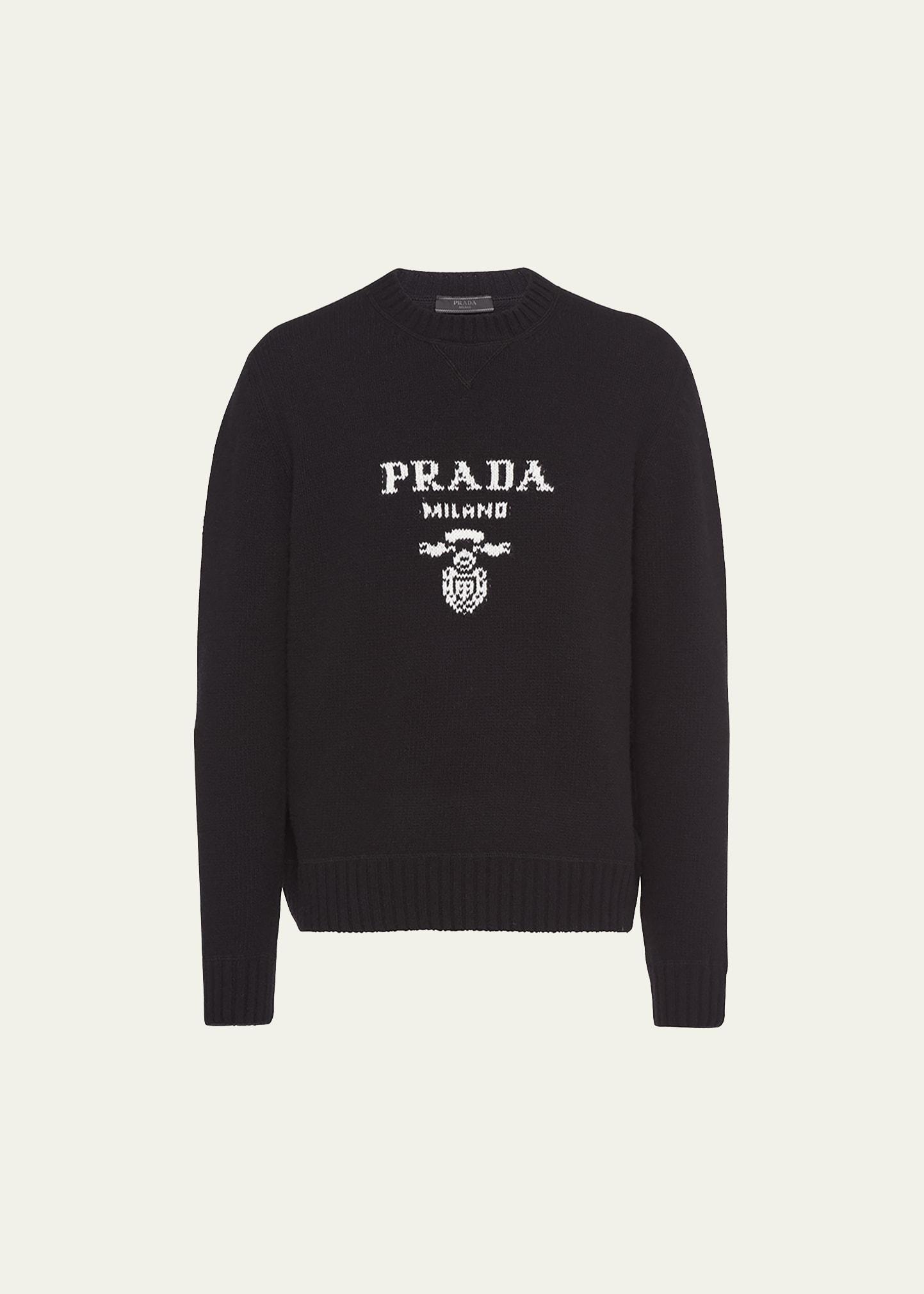 Mens Wool-Cashmere Logo Sweater Product Image