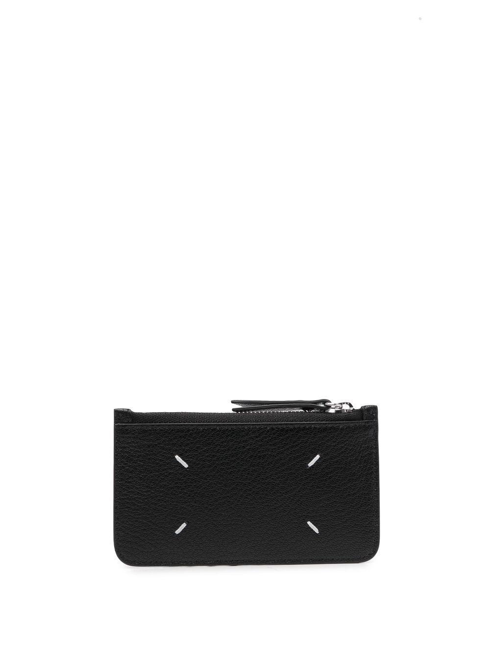 MAISON MARGIELA Mens Black Leather Wallet Product Image