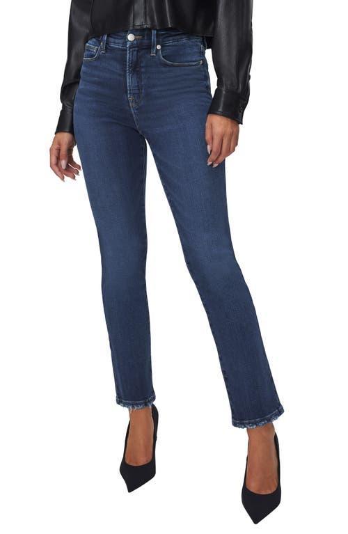 Womens Soft-Tech Good Legs Straight Jeans | Extra Stretch, Flat Tummy Tech, Gap-Proof Waistband | Indigo, Size 2 | Good America Product Image