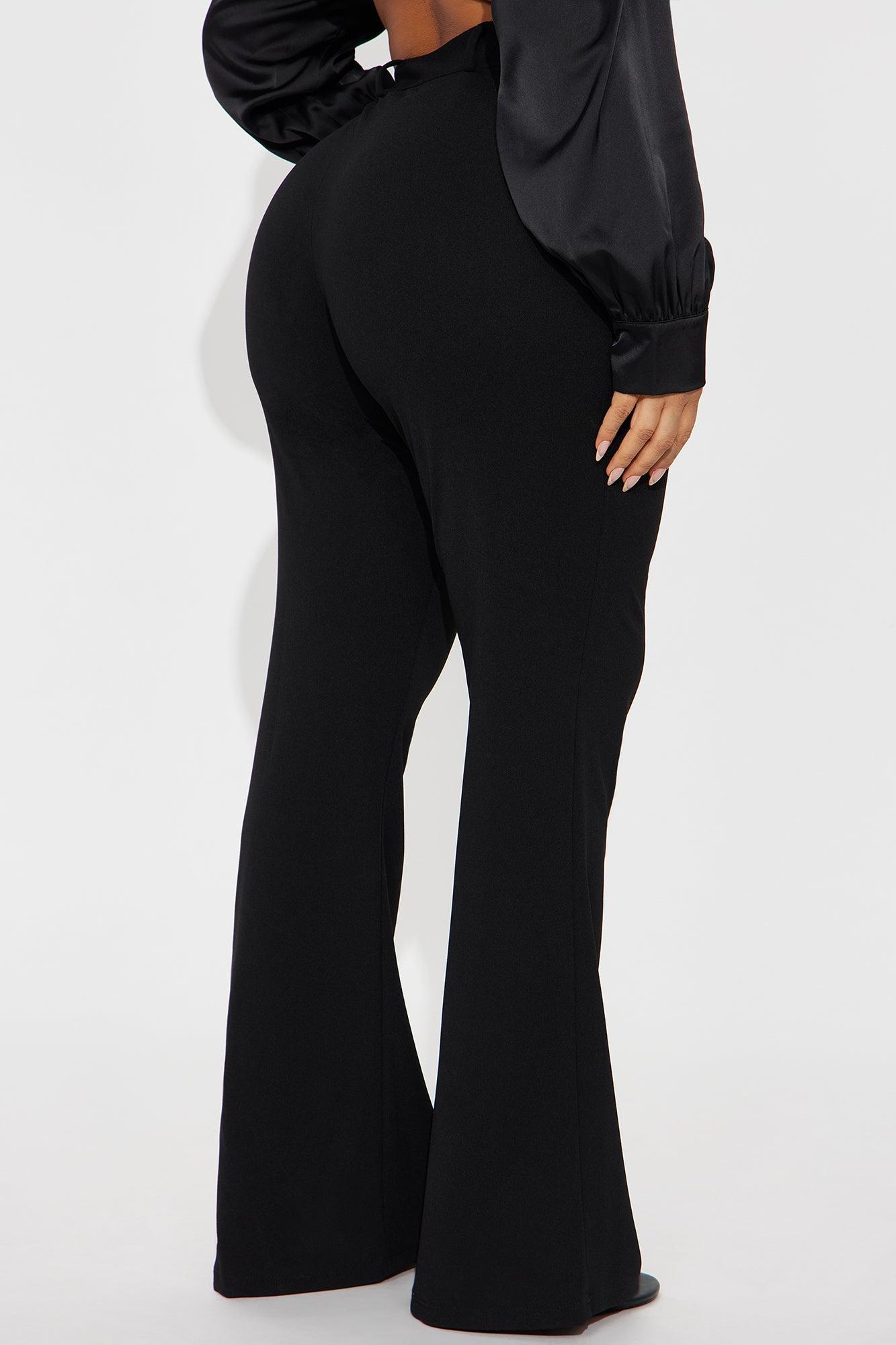 Zulema Crepe Flare Pant - Black Female Product Image