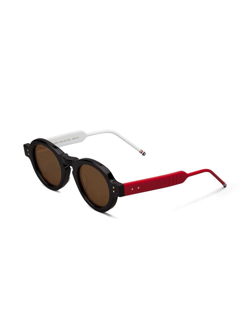 THOM BROWNE Round-frame Sunglasses In Blue Product Image