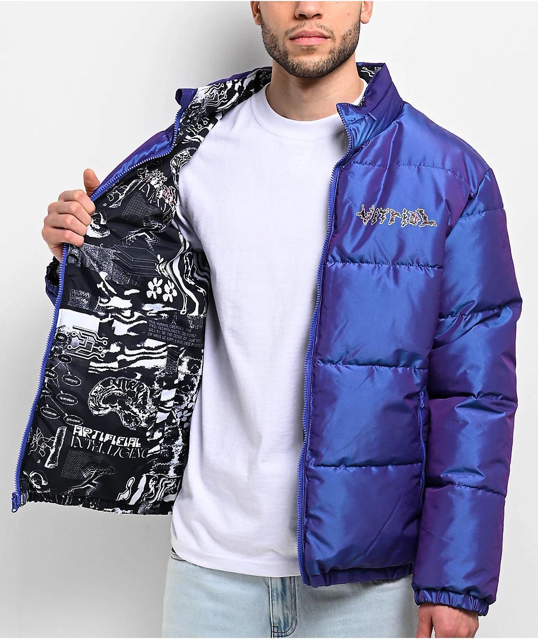 Vitriol Verso Purple Reversible Puffer Jacket Product Image