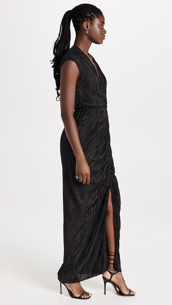 Good American Always Fits Plisse Maxi Dress | Shopbop Product Image