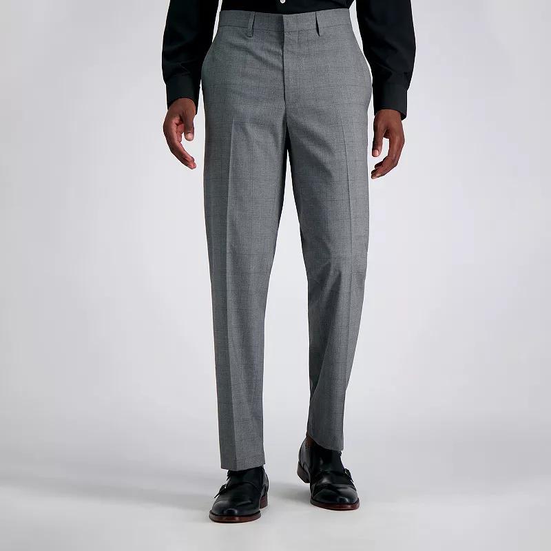 Men's J.M. Haggar® Premium Slim-Fit Flat-Front Stretch Suit Pants, Size: 36 X 32, Gray Glen Plaid Product Image