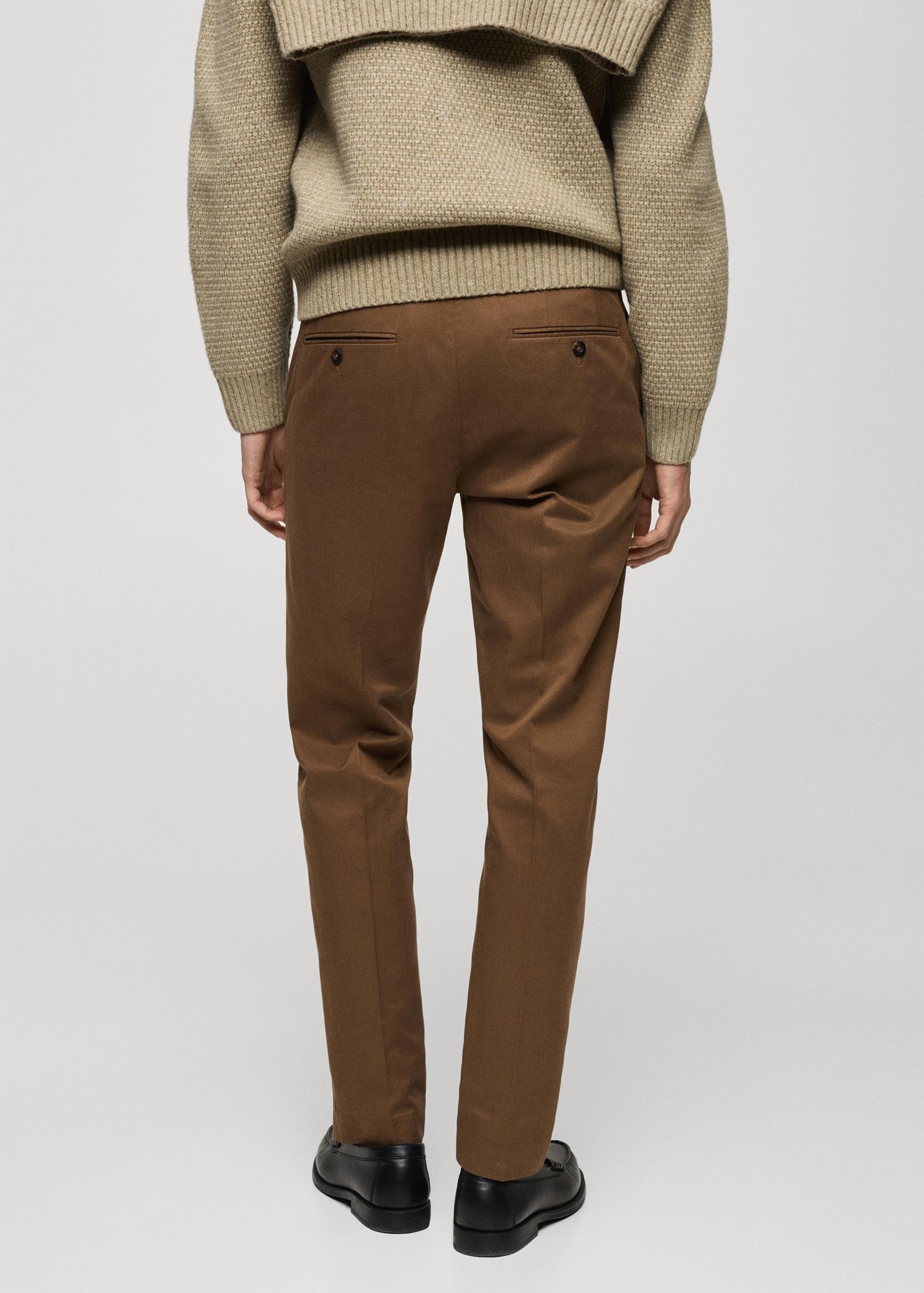 Regular-fit cotton pants - Men | MANGO USA Product Image