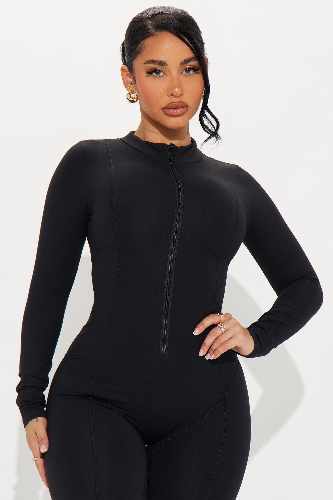 In Alignment Super Soft Active Jumpsuit - Black Product Image