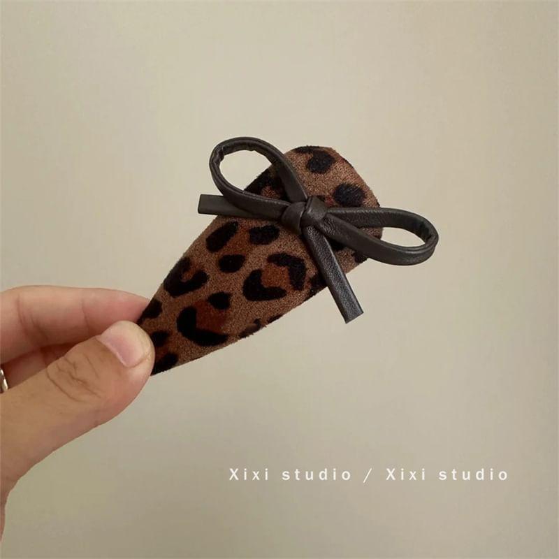 Leopard Print Hair Clip Product Image