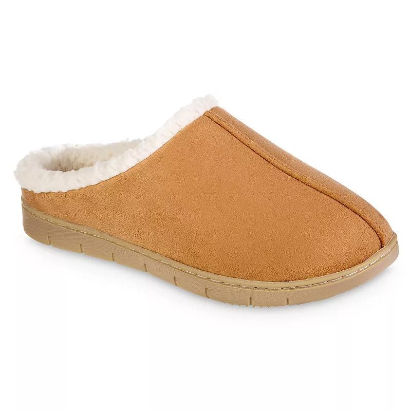 Women's isotoner Microsuede Rory Comfort Hoodback Slippers, Size: Large, Buckskin Product Image