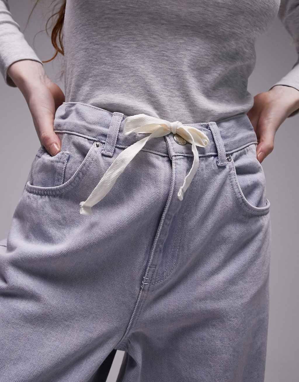 Topshop paper bag jeans Product Image