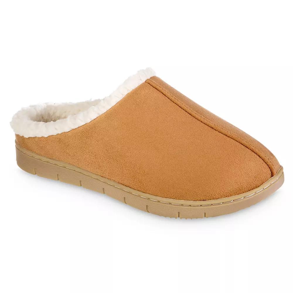 Women's isotoner Microsuede Rory Comfort Hoodback Slippers, Size: Large, Buckskin Product Image