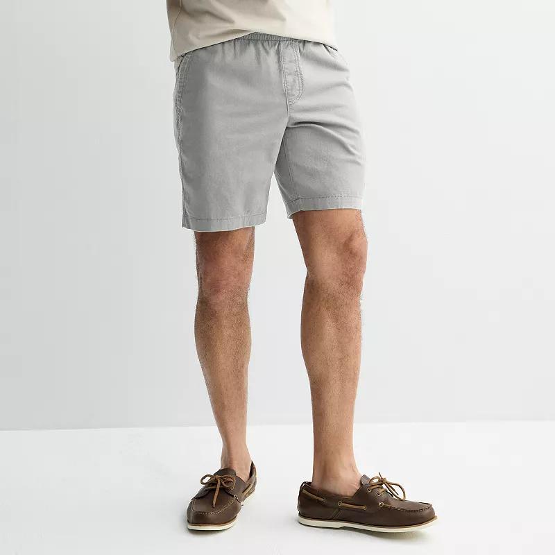 Men's Sonoma Goods For Life® 9" Everyday Pull-On Shorts, Size: Small 9 INCH, Alloy Product Image