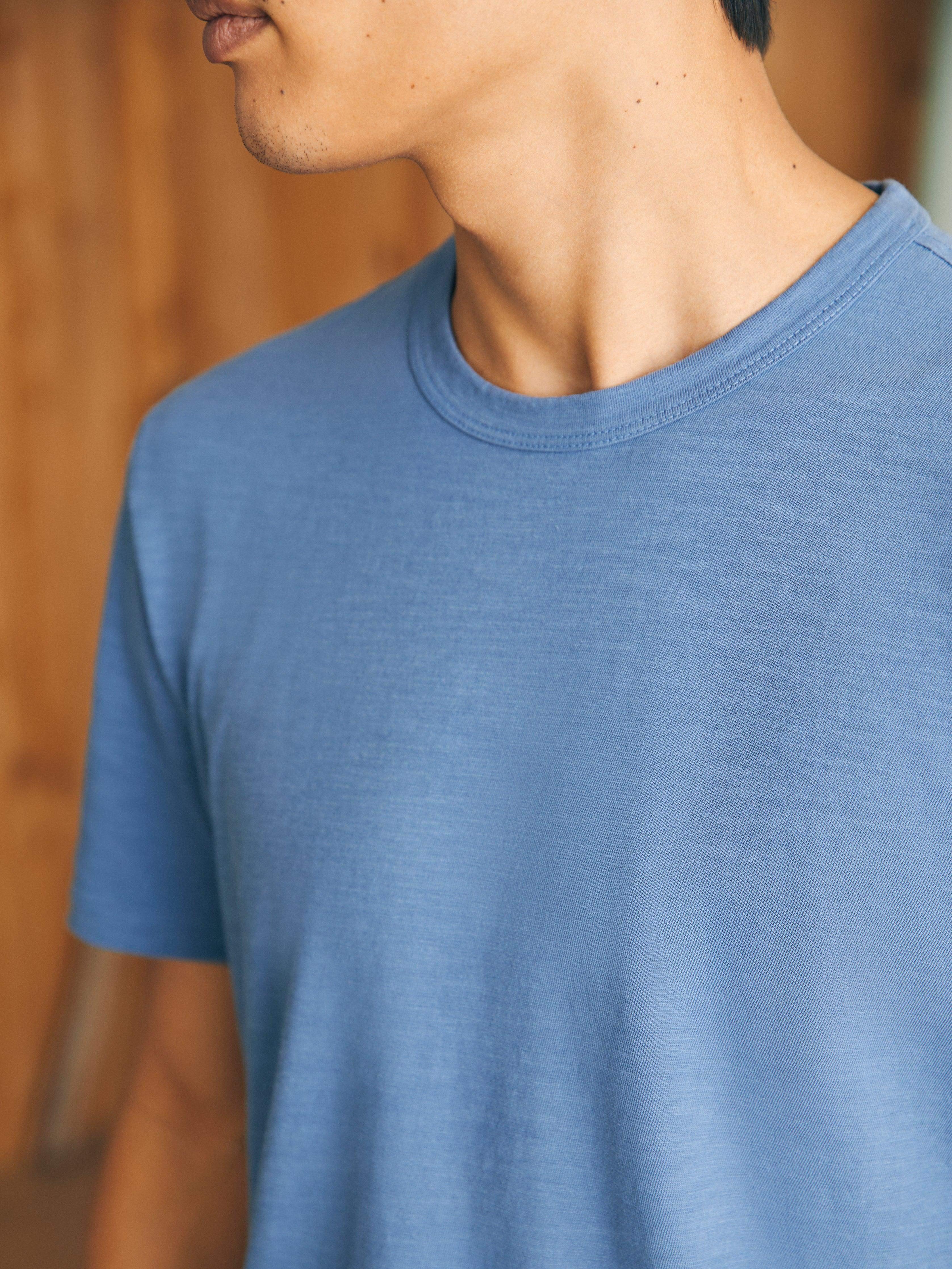 Sunwashed Tee (Tall) - Blue Horizon Male Product Image