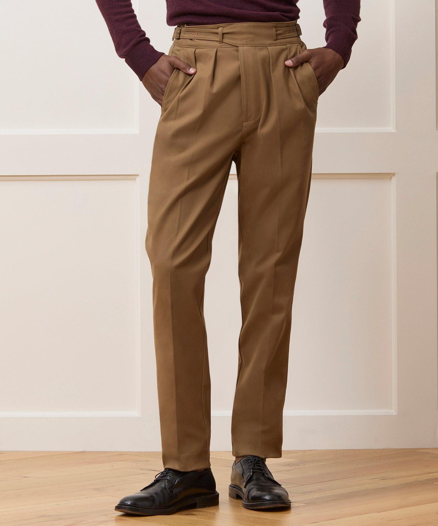 Italian Brushed Cotton Gurkha Trouser Product Image