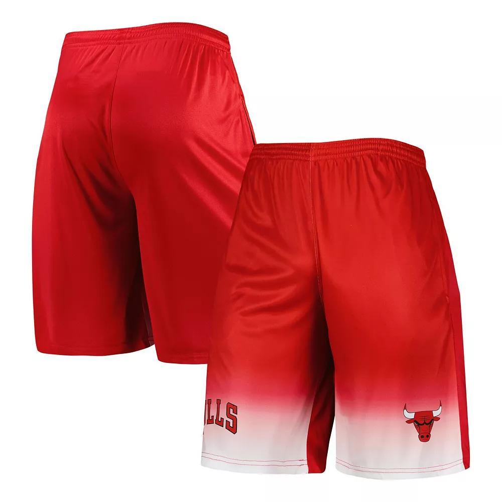 Men's Fanatics Branded Red Chicago Bulls Fadeaway Shorts, Size: Medium Product Image