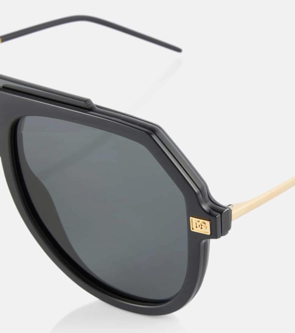 DOLCE & GABBANA Aviator Sunglasses In Black Product Image