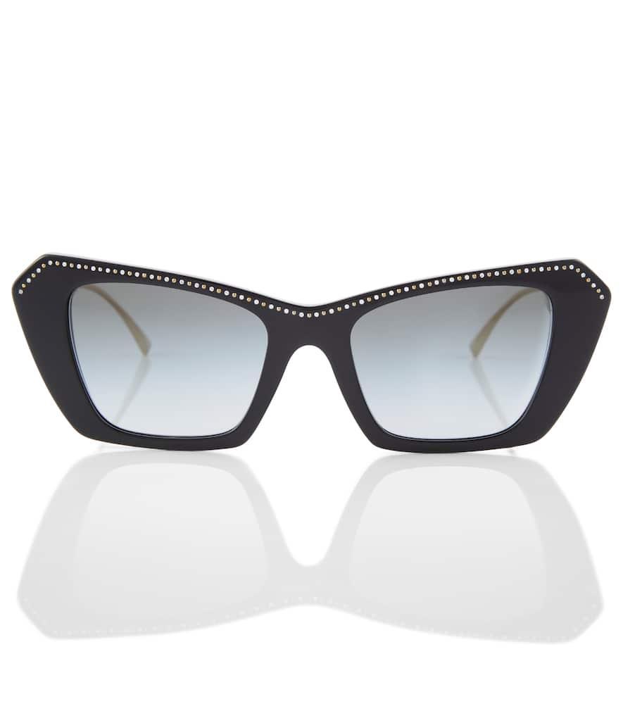 Embellished Cat-eye Sunglasses In Black Product Image