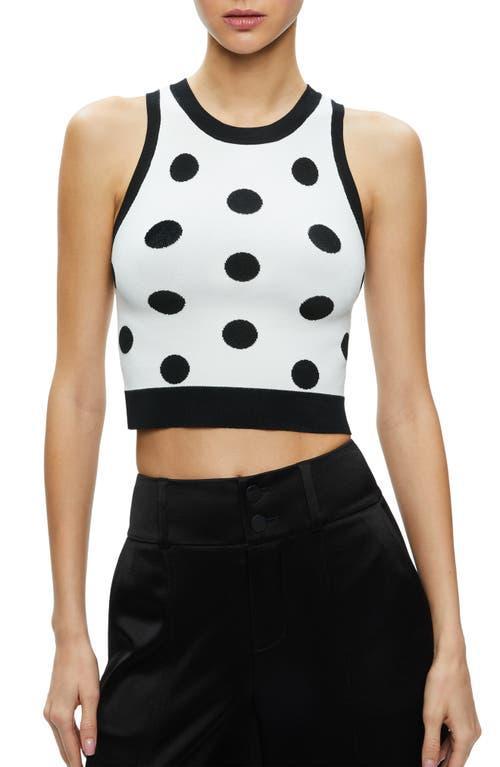 Womens Rydel Polka-Dot Cropped Tank Product Image