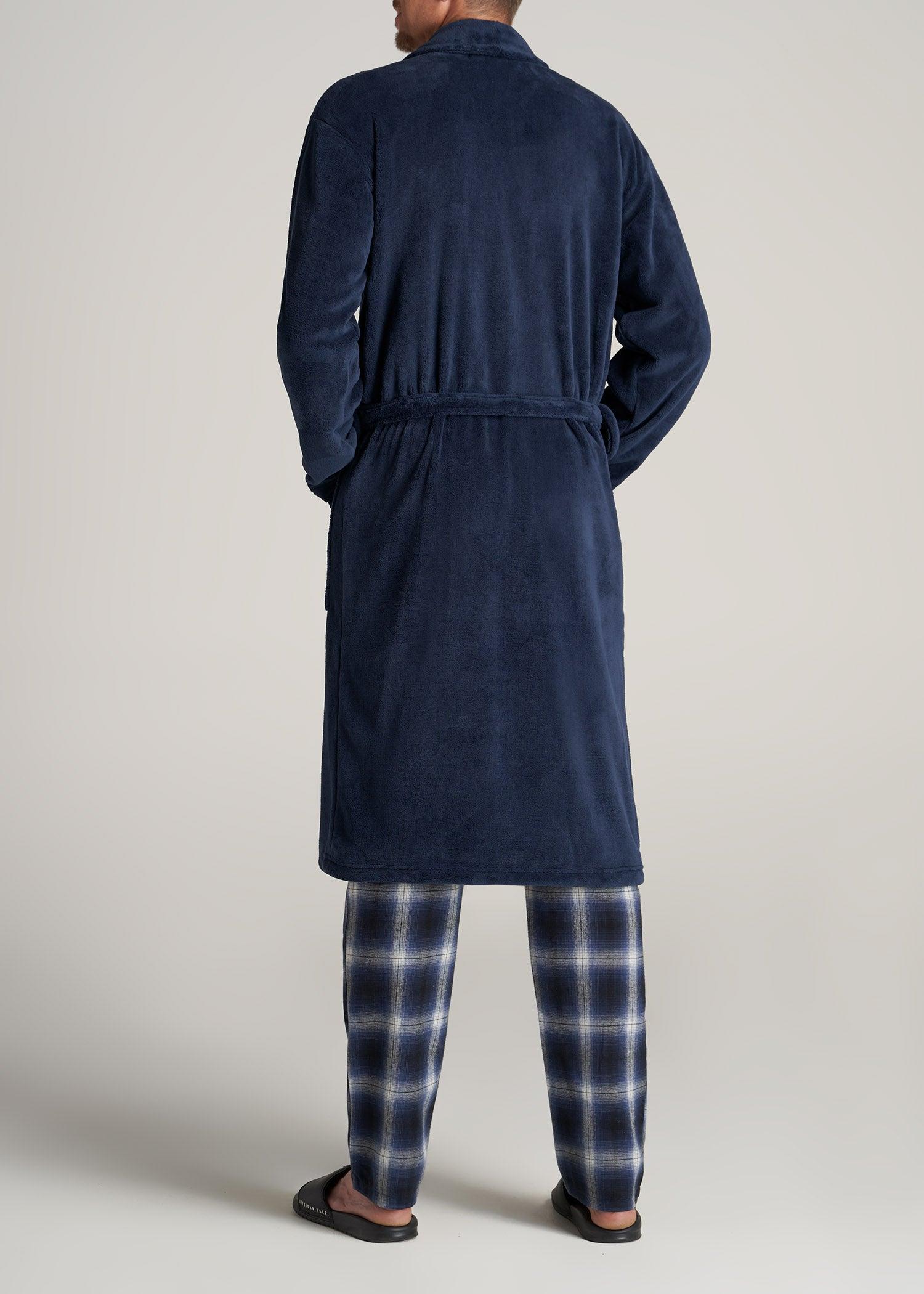 Robe for Tall Men in Navy Male Product Image
