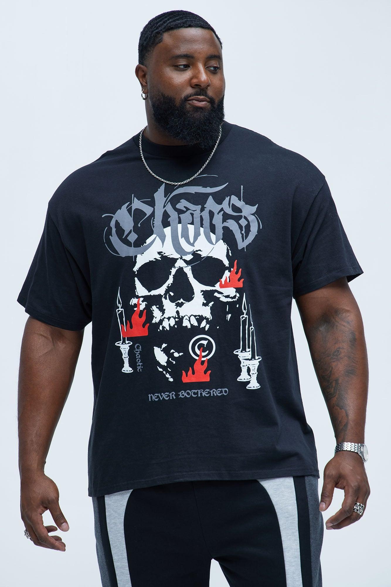 Chaos Never Short Sleeve Tee - Black Product Image