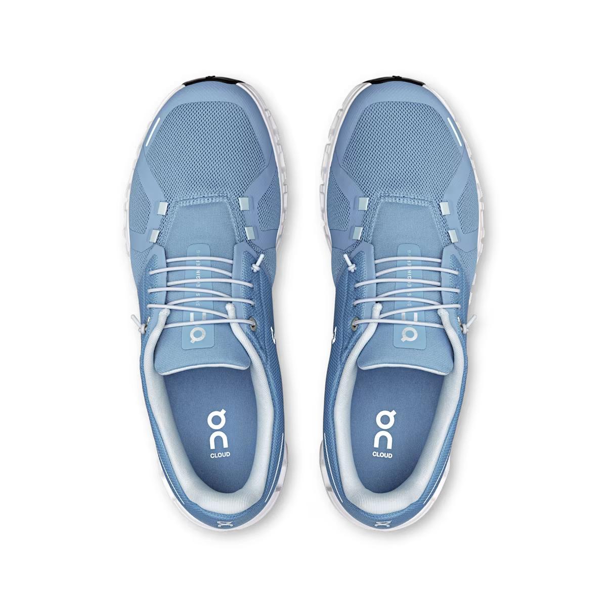 On Running Mens Cloud 6 - Chambray White Product Image