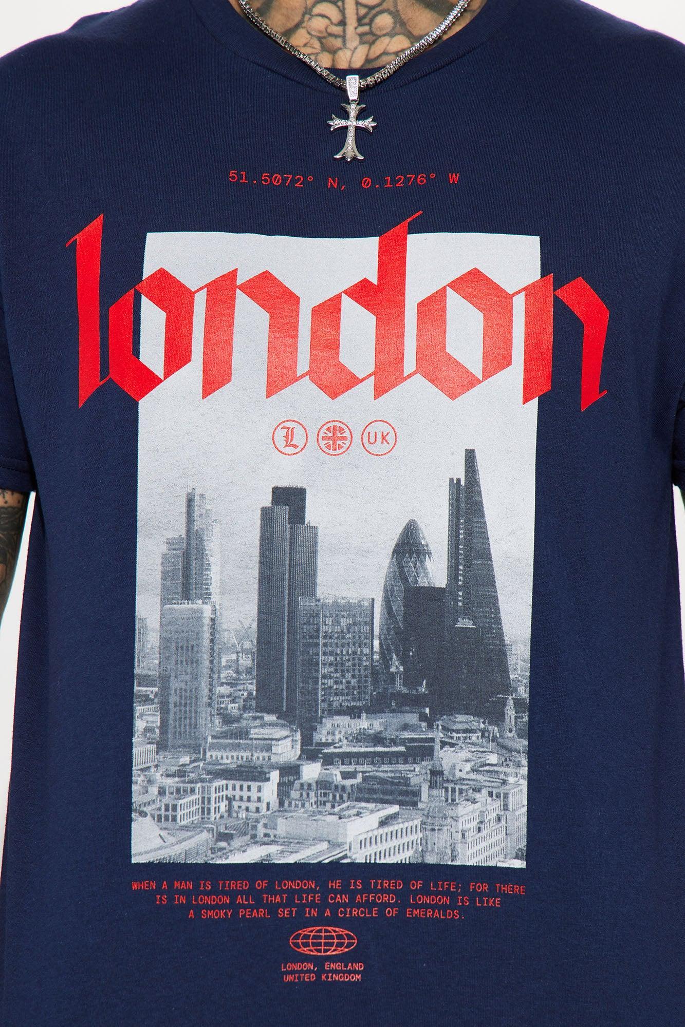 London Short Sleeve Tee - Navy Product Image