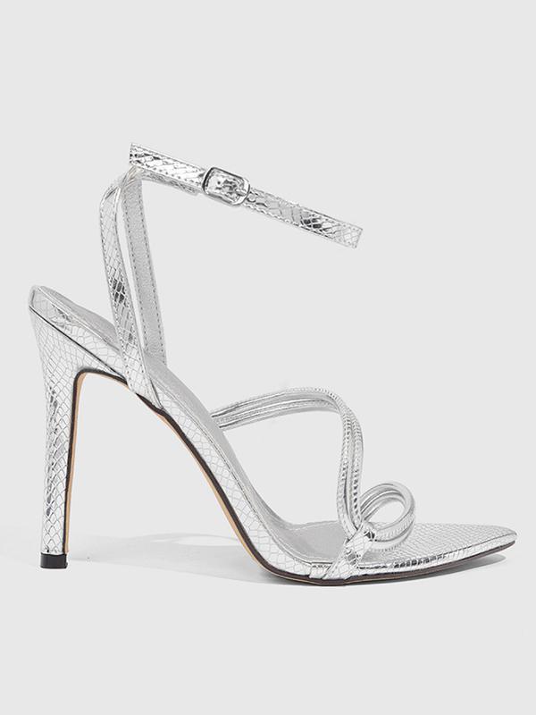 Belt Buckle Hollow Split-Joint Pumps Sandals Product Image