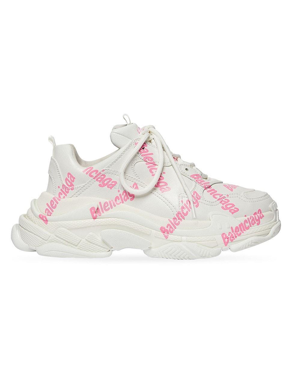 Womens Triple S Logotype Sneakers Product Image