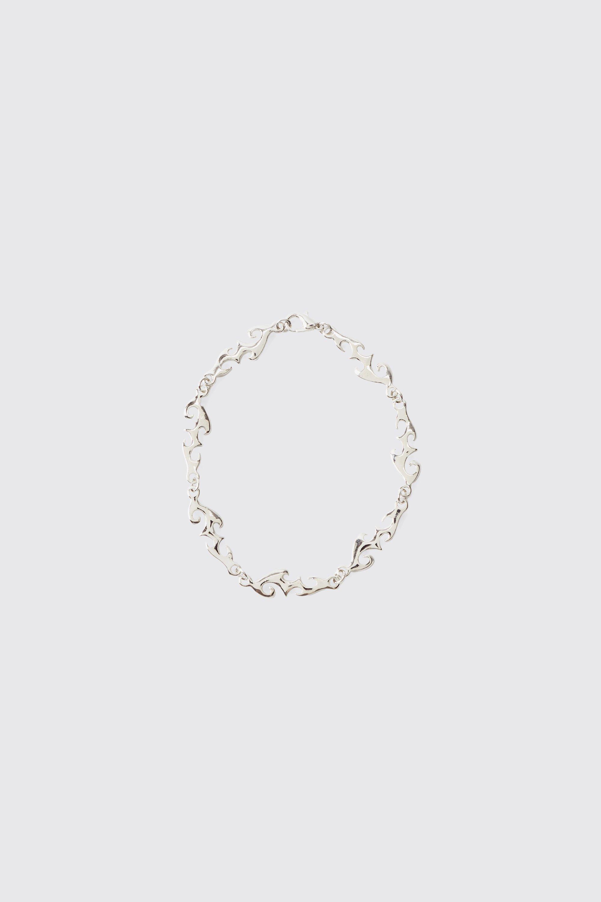 Metal Chain Bracelet | boohooMAN USA Product Image