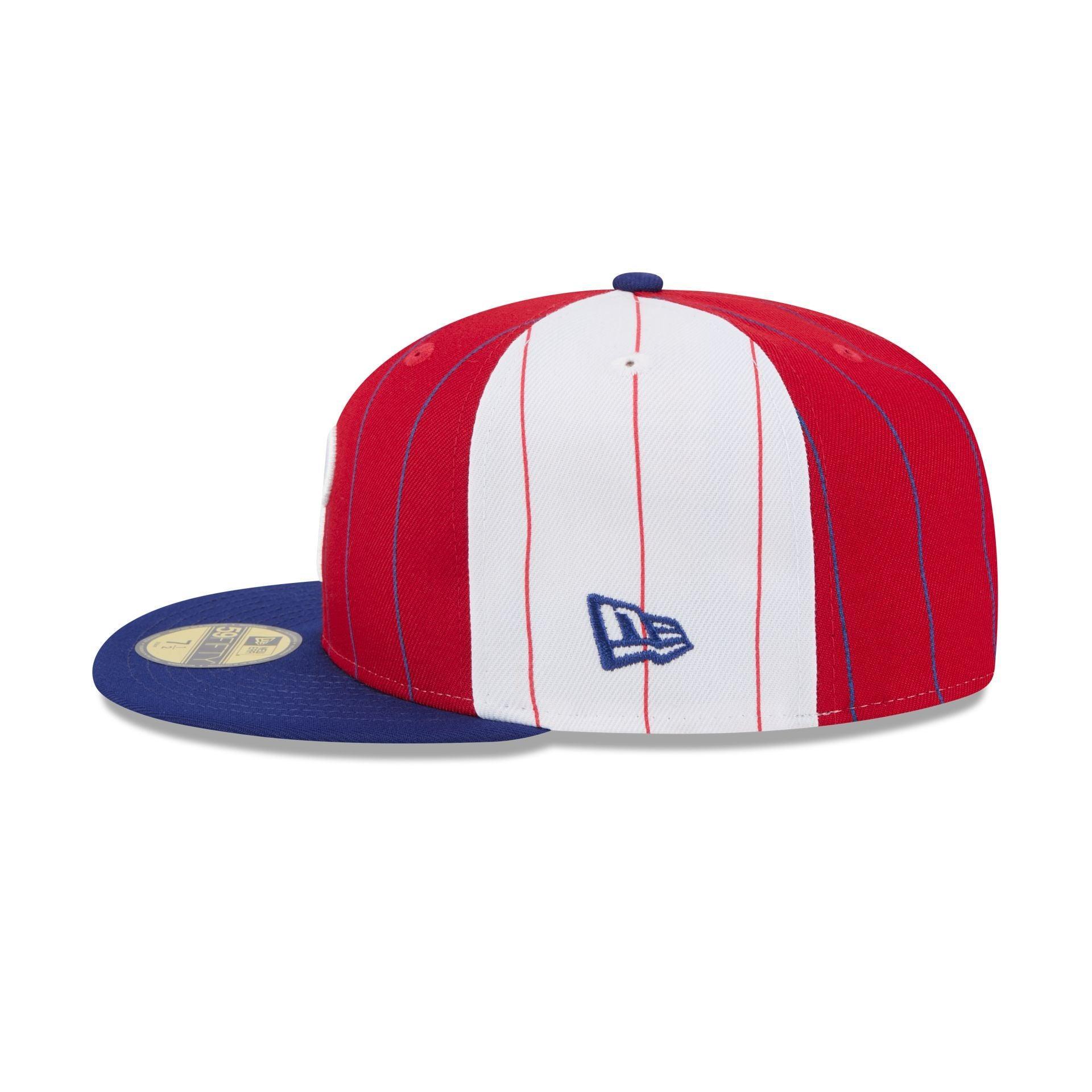 Philadelphia Phillies Pinstripe League Pin 59FIFTY Fitted Hat Male Product Image
