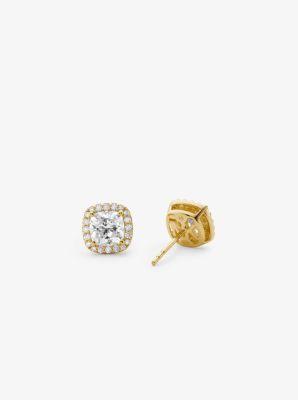 Michael Kors Kors Brilliance Cushion Cut Stud Earrings Product Image