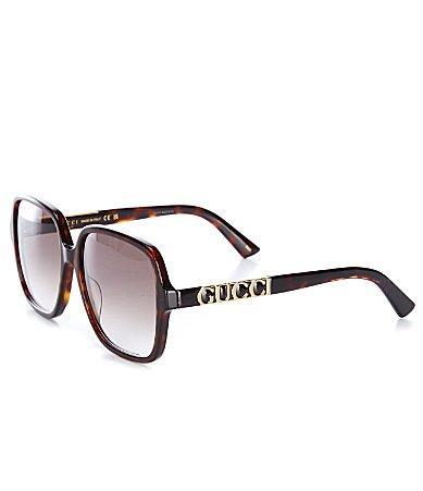 Womens Sign 58MM Square Acetate Sunglasses Product Image