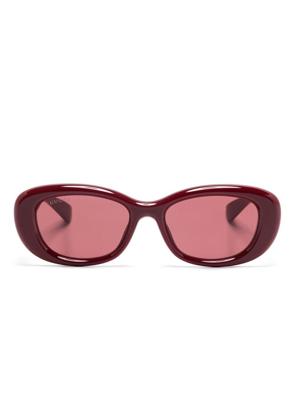 oval-frame sunglasses Product Image