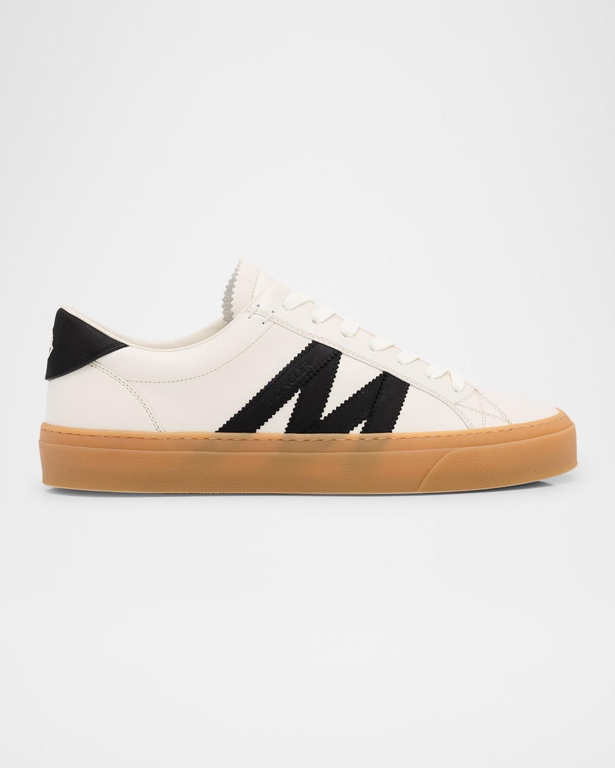 Men's Monaco2 Leather and Nubuck Low-Top Sneakers Product Image